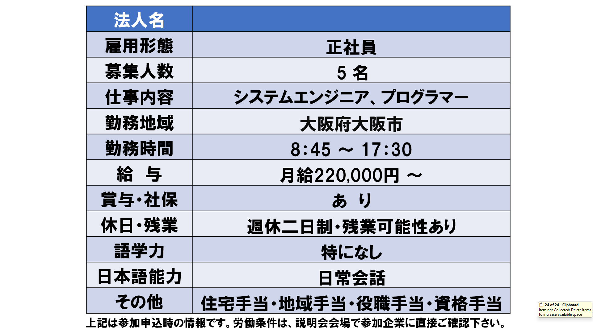仕事、バイト、正社員